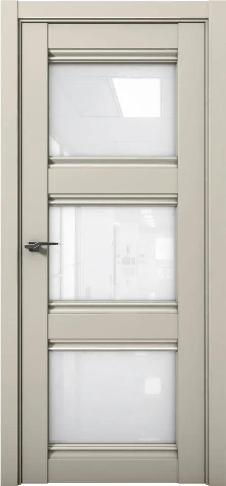 Межкомнатная дверь со стеклом PRIME 24 Силк грей (Brandoors)