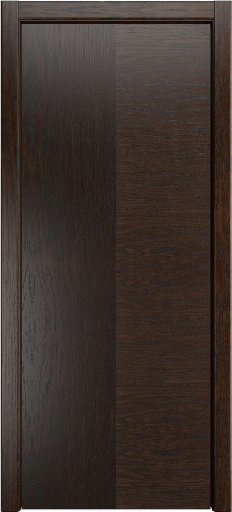 Глухая межкомнатная дверь Некст-1 Дуб коньячный Шпон (Мильяна)