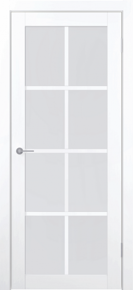Межкомнатная дверь со стеклом Соната-12 Белый Эмалекс (Шейл Дорс)