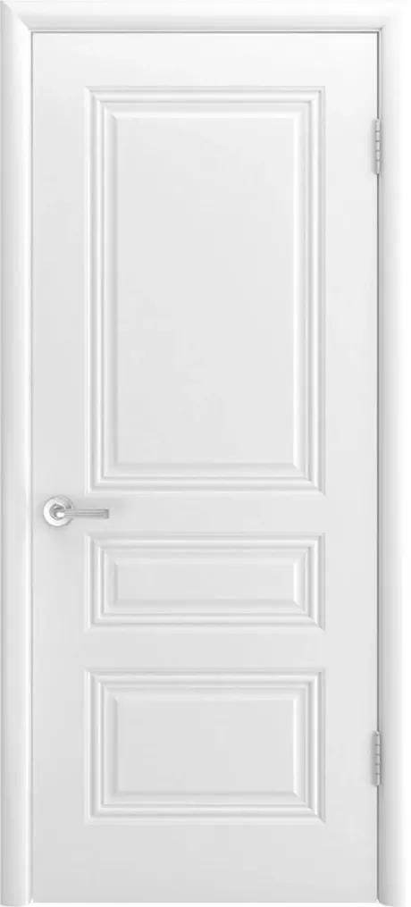 Глухая межкомнатная дверь Трио В1 Белый Эмаль (Шейл Дорс)