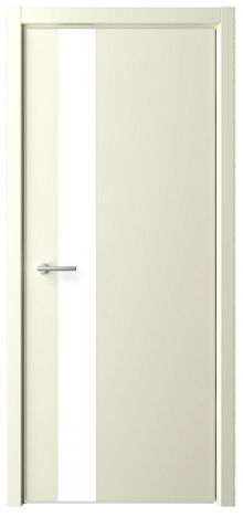 Межкомнатная дверь со стеклом Status G Эмаль Стекло белое (ALBERO)