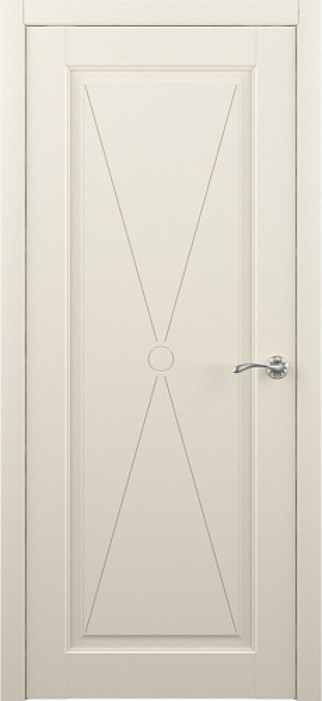 Глухая межкомнатная дверь Эрмитаж-5 Ваниль Vinyl (ALBERO)