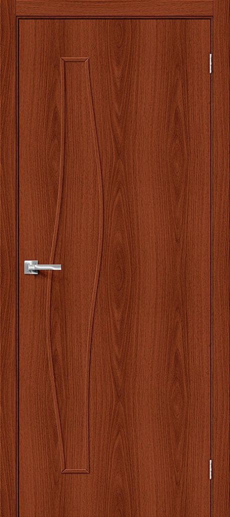 Межкомнатная дверь глухая 6Г Л-11 (ИталОрех) (BRAVO)