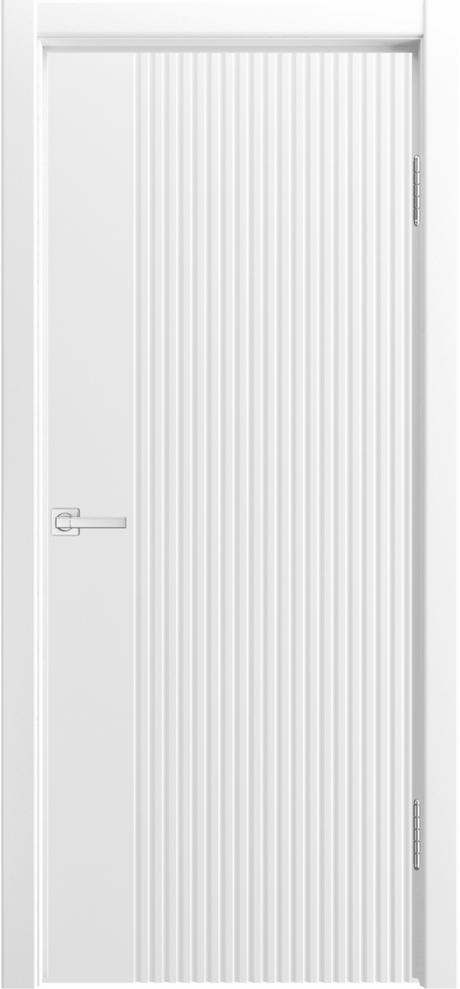 Глухая межкомнатная дверь Ультра-1 Белый Эмаль (Шейл Дорс)