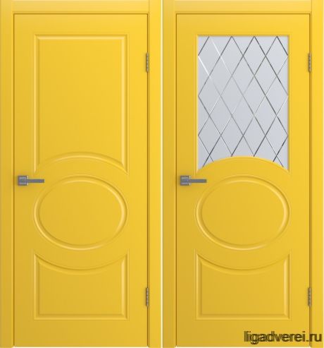 Межкомнатная дверь Olivia Желтый Эмаль (Лига дверей)