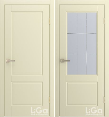 Межкомнатная дверь Tesoro Жемчуг Эмаль (Лига дверей)