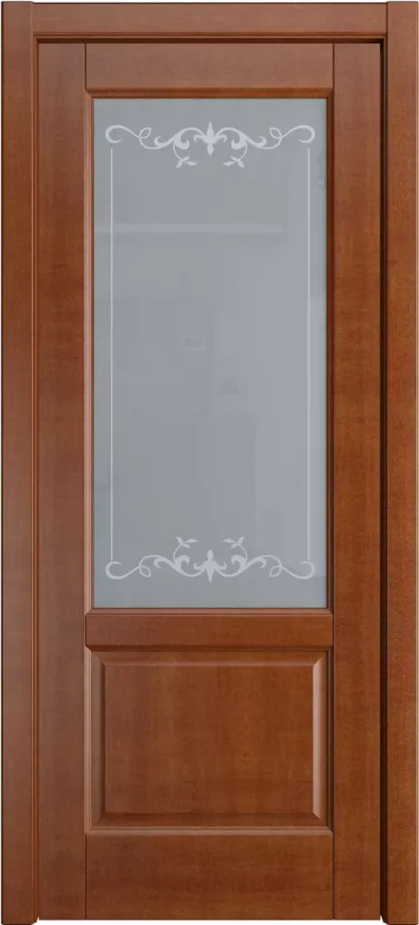 Межкомнатная дверь со стеклом Ровена Анегри Шпон (Мильяна)