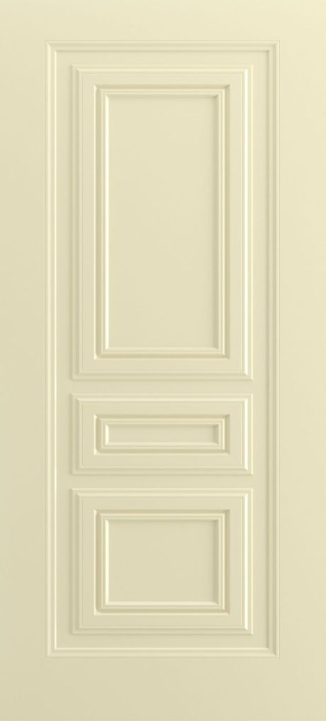 Глухая межкомнатная дверь Титул-5 В1 Слоновая кость Эмаль (Шейл Дорс)