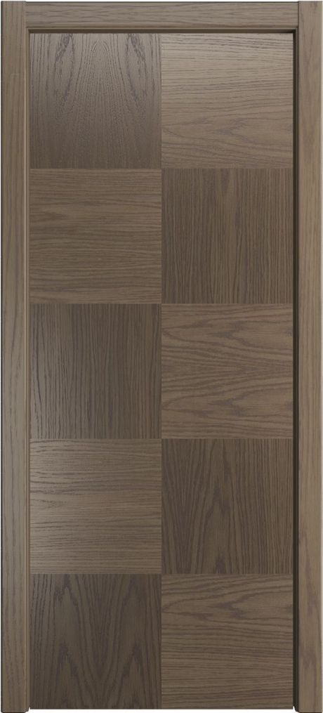 Глухая межкомнатная дверь Некст-5 Дуб грейвуд Шпон (Мильяна)