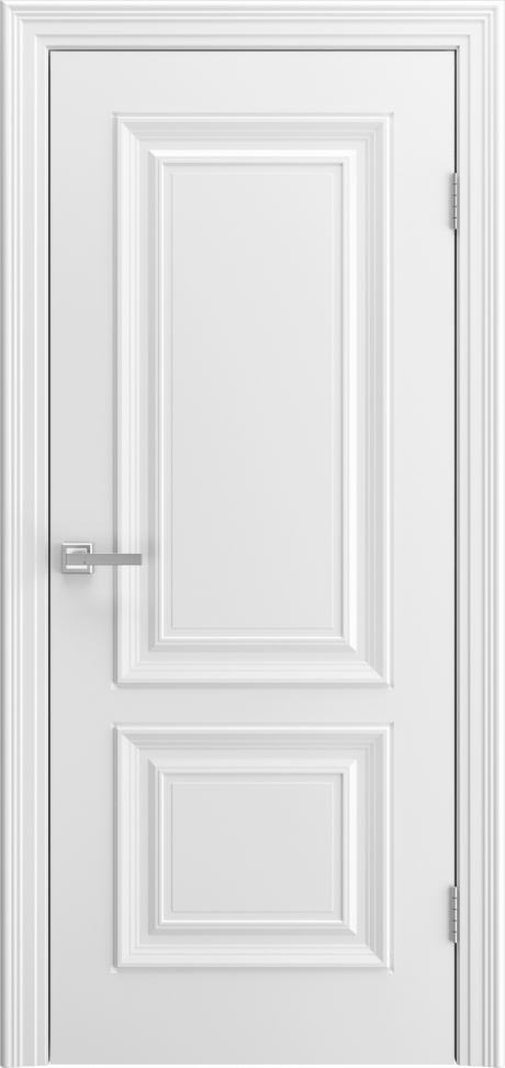Глухая межкомнатная дверь Алиано Белый Эмаль (Шейл Дорс)