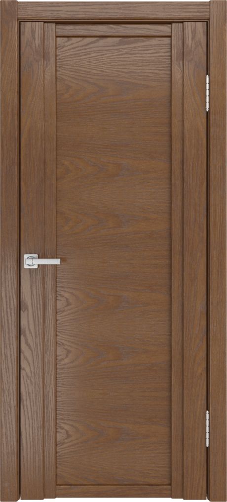 Глухая межкомнатная дверь QDO Дуб мокко Шпон (Мильяна)