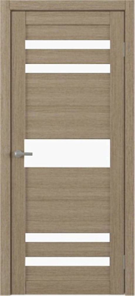 Межкомнатная дверь со стеклом Тренд Т-10 Лиственница латте Eco Tex Стекло белое (ALBERO)