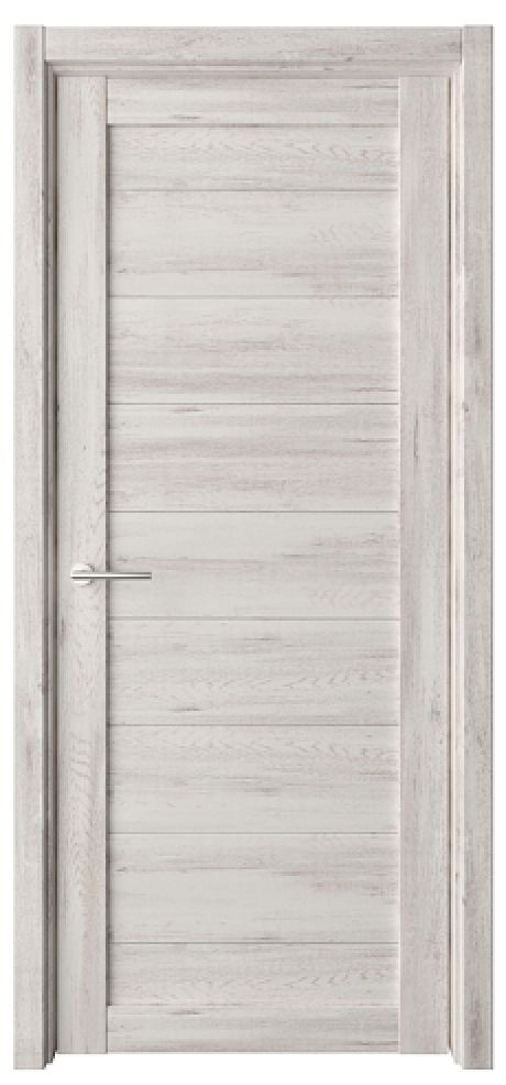 Глухая межкомнатная дверь Мюнхен ширина 90 см Лиственница мокко Эко-шпон (ALBERO)