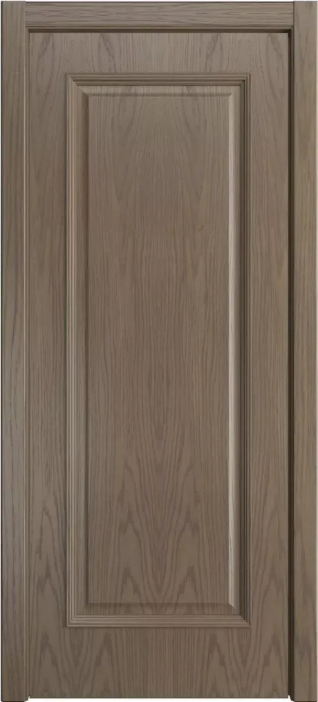 Глухая межкомнатная дверь Палермо Грей Шпон (Мильяна)
