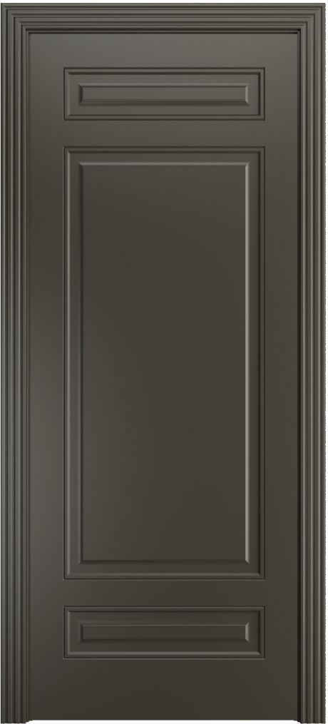 Глухая межкомнатная дверь Бьянка .1 Гриджио Эмаль (Бипи Дорс)