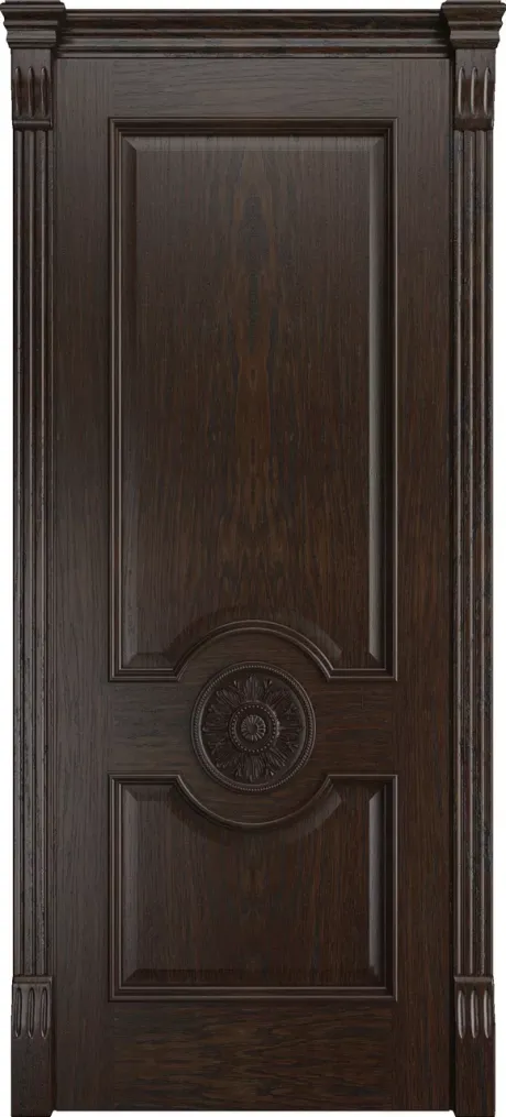 Глухая межкомнатная дверь Портофино Дуб коньячный Шпон (Бипи Дорс)