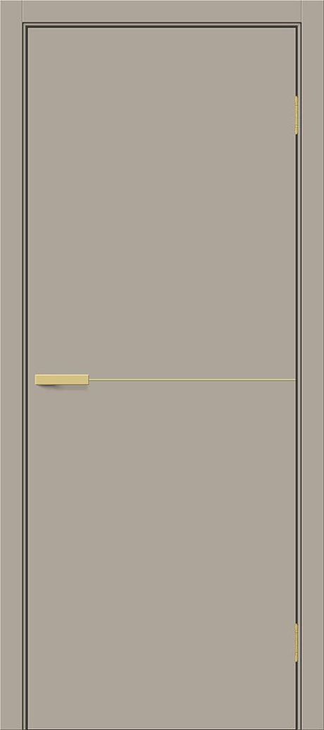 Межкомнатная дверь глухая Браво-0.21.П (SG:P3) Clay Silk (BRAVO)