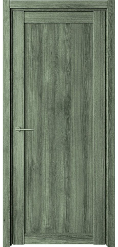 Глухая межкомнатная дверь Гамбург Пепельный ясень Эко-шпон (ALBERO)