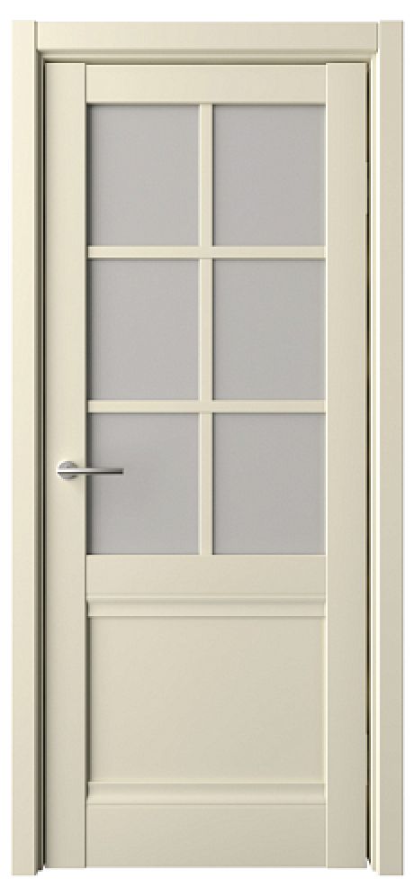 Межкомнатная дверь со стеклом Киото Сэнд Vinyl Стекло мателюкс (ALBERO)