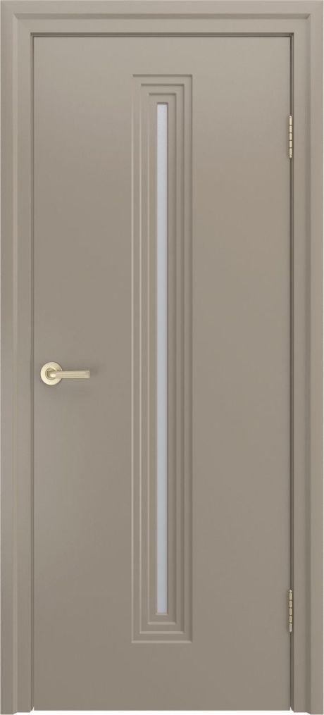 Межкомнатная дверь со стеклом Каролина-4 Латте Эмаль (Бипи Дорс)