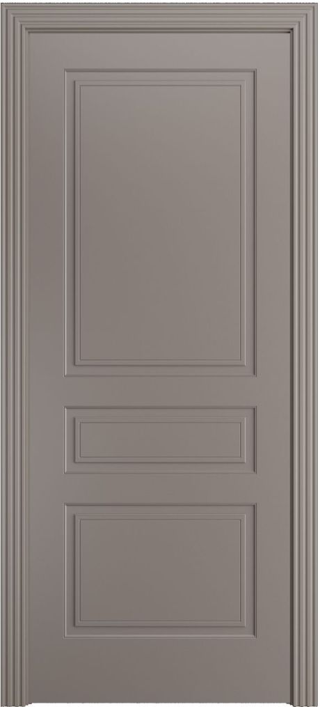 Глухая межкомнатная дверь Бруклин Темно-серый Эмаль (Бипи Дорс)