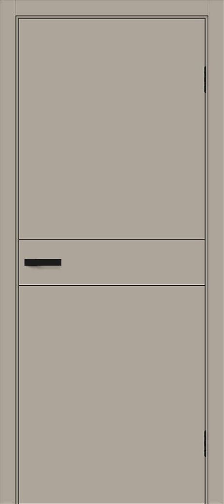 Межкомнатная дверь глухая Браво-0.24.П Clay Silk (BRAVO)