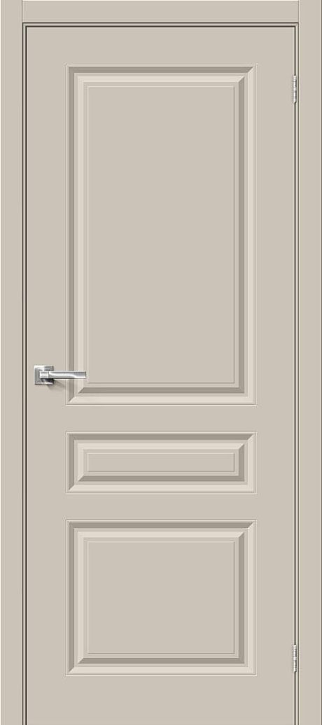 Межкомнатная дверь глухая Скинни-14 Creamy (BRAVO)