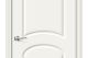 Межкомнатная дверь глухая Скинни-20 Whitey (BRAVO)
