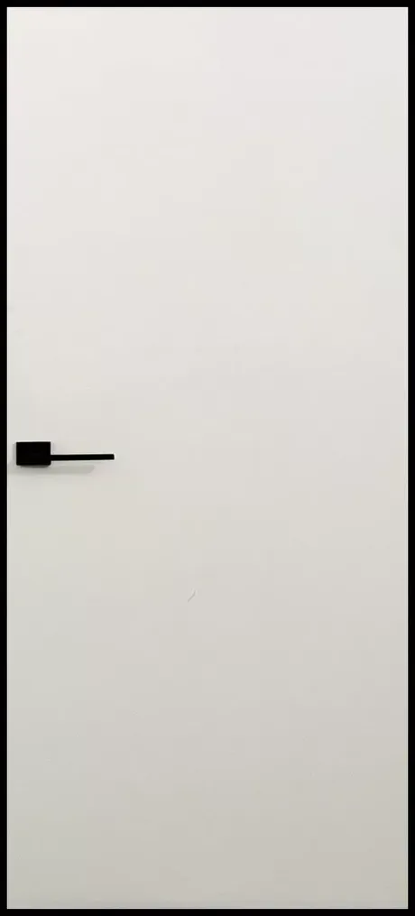 Межкомнатная дверь скрытого монтажа Инвизибл (наружное открывание) Матовый черный Скрытые двери (Бипи Дорс)