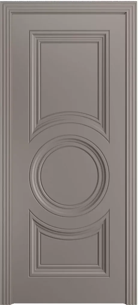 Глухая межкомнатная дверь Адриана-Ф Премиум Темно-серый Эмаль (Мильяна)
