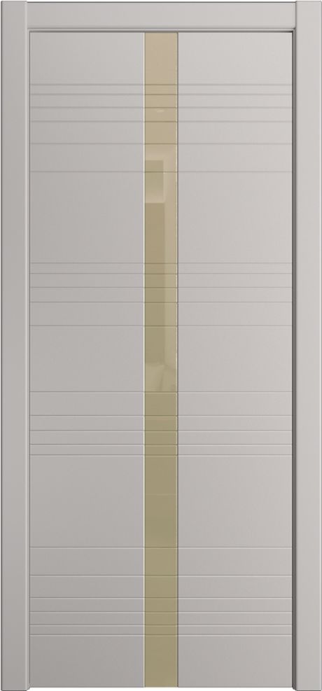 Межкомнатная дверь со стеклом ID-X Агат Эмаль (Мильяна)