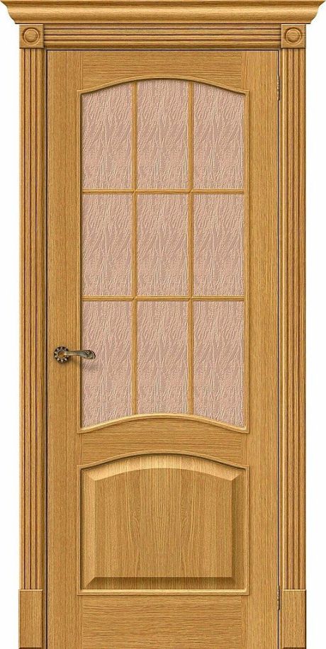 Межкомнатная дверь остекленная Вуд Классик-33 Wood Classic Natur Oak (Mr.wood)