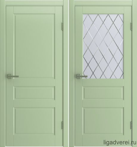 Межкомнатная дверь Stella Фисташка Эмаль (Лига дверей)