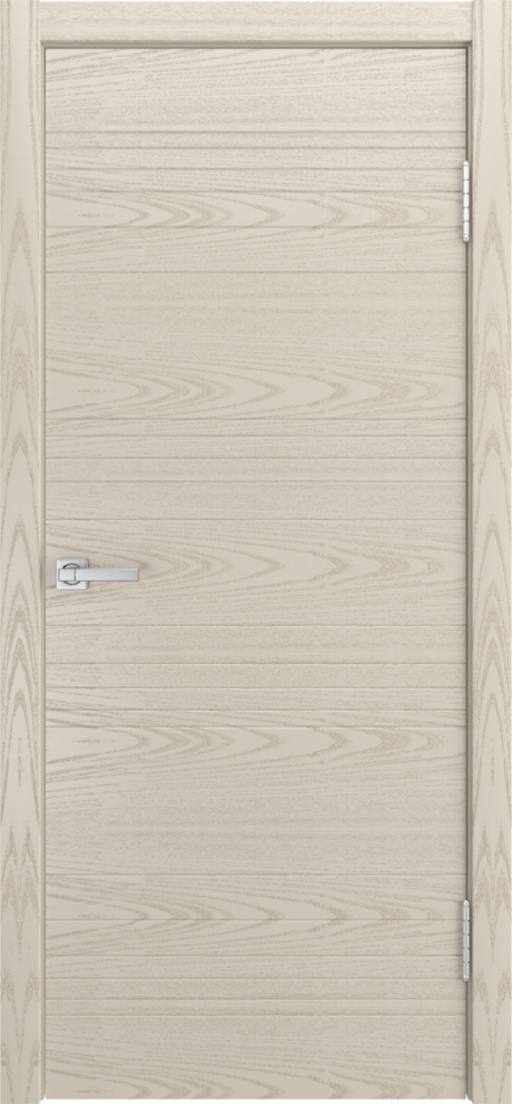 Глухая межкомнатная дверь ID-E Бьянко Шпон (Мильяна)