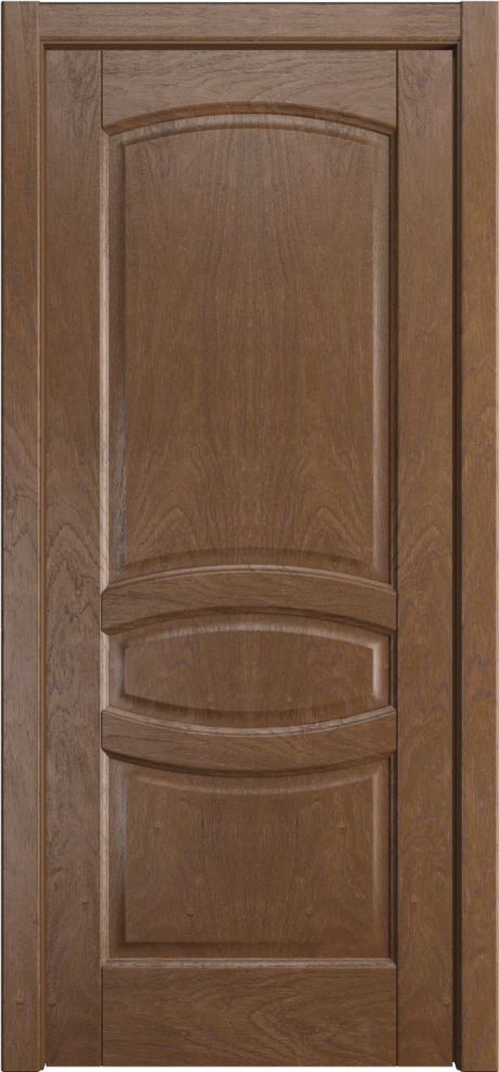 Глухая межкомнатная дверь София Дуб мокко Шпон (Мильяна)