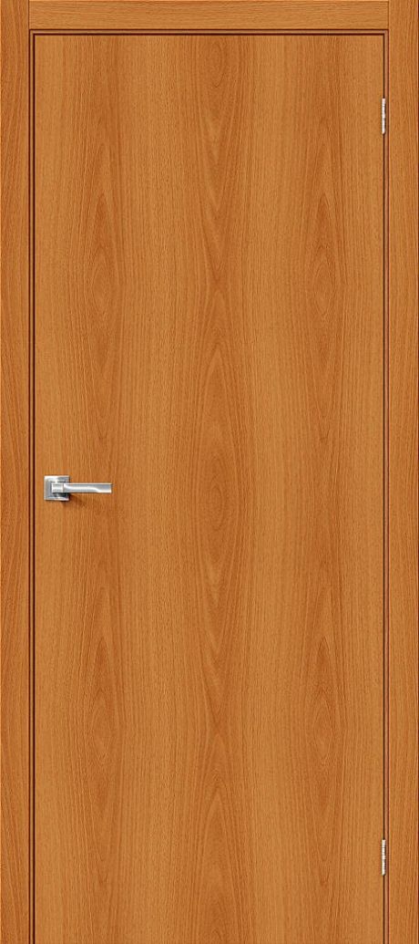 Межкомнатная дверь глухая Гост-0 Л-12 (МиланОрех) (BRAVO)