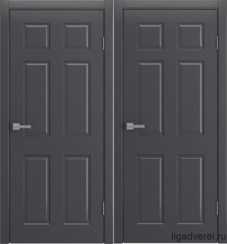 Межкомнатная дверь Barselona Графит Эмаль (Лига дверей)