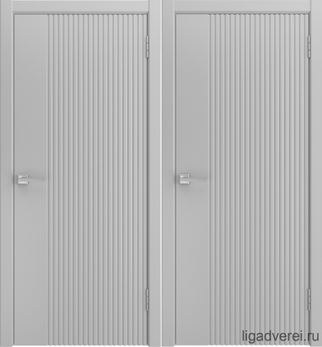 Межкомнатная дверь Sirena Светло-серый Эмаль (Лига дверей)