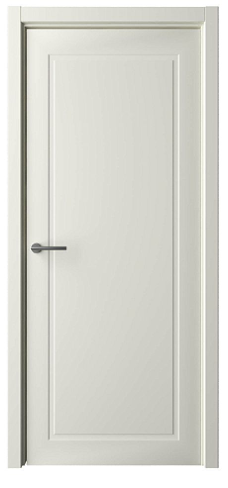 Глухая межкомнатная дверь НеоКлассикаPRO-1 Латте Эмаль (ALBERO)