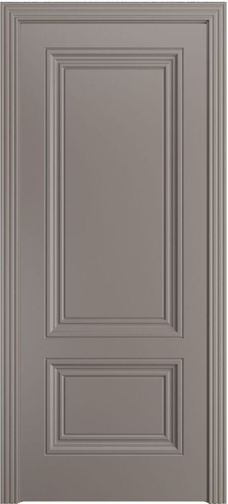 Глухая межкомнатная дверь Версаль-1Ф Премиум Темно-серый Эмаль (Мильяна)