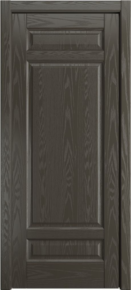 Глухая межкомнатная дверь Клариса Гриджио Шпон (Мильяна)
