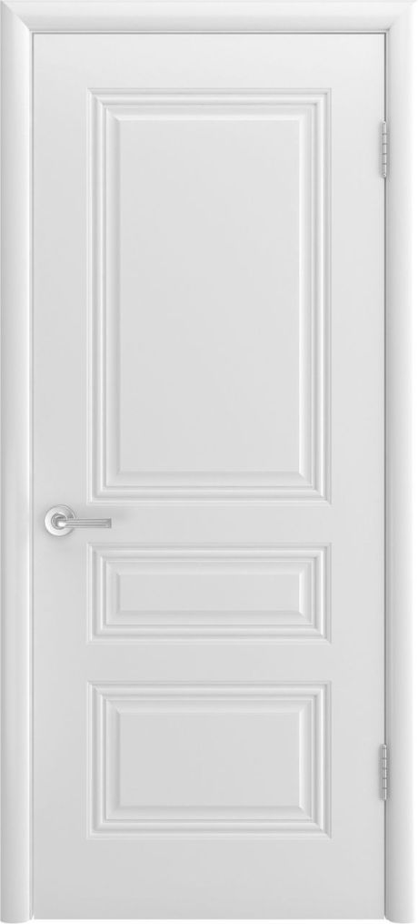 Глухая межкомнатная дверь Трио Грейс В1 Белый Эмаль (Шейл Дорс)