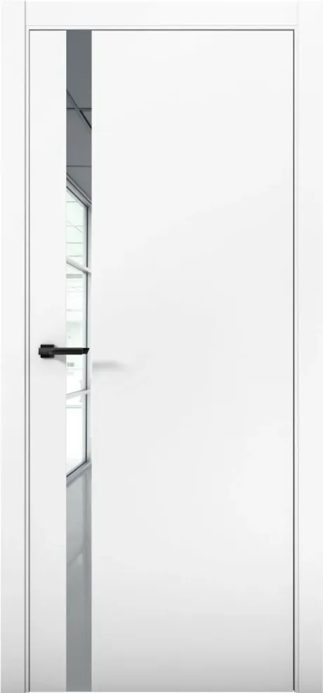 Межкомнатная дверь с зеркалом ESTETICA 07 Аляска ABS кромка Кромка (Brandoors)