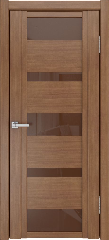 Межкомнатная дверь со стеклом QDO M Палисандр Шпон (Мильяна)