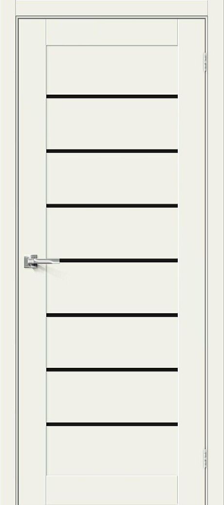 Межкомнатная дверь остекленная Браво-22 White Mix (BRAVO)