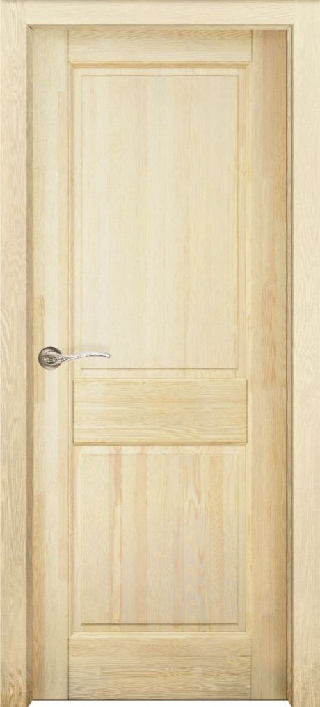 Глухая межкомнатная дверь Нарвик Жасмин Массив сосны (ОКА)