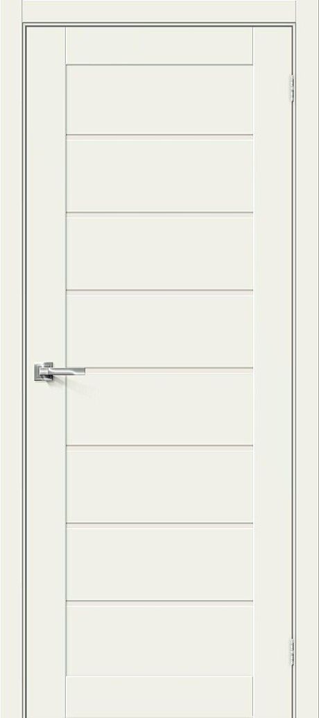 Межкомнатная дверь остекленная Браво-22 White Mix (BRAVO)