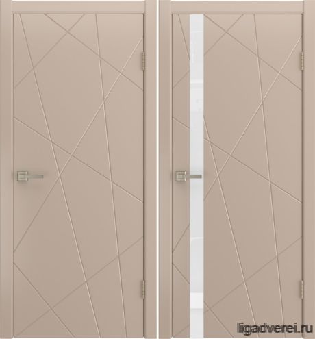 Межкомнатная дверь Fiesta Латте Эмаль (Лига дверей)