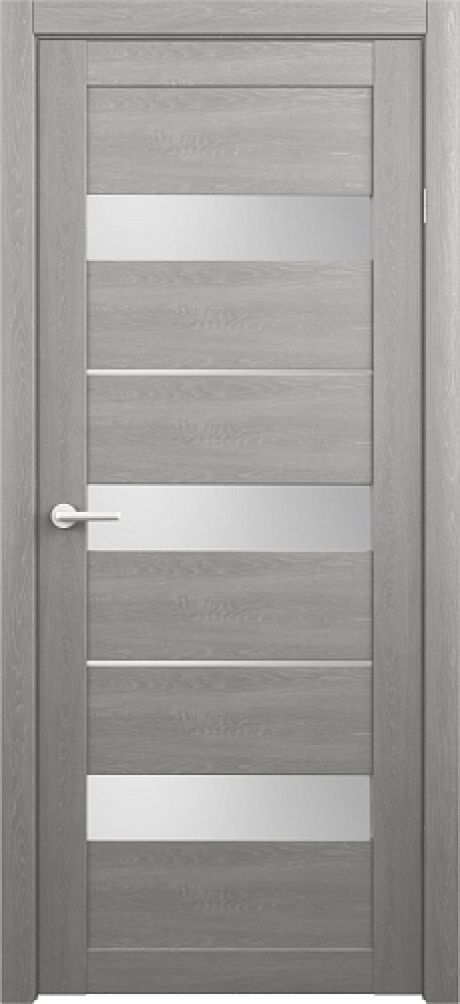 Межкомнатная дверь со стеклом Прага Пепельный дуб Art-Vinyl Стекло мателюкс (ALBERO)