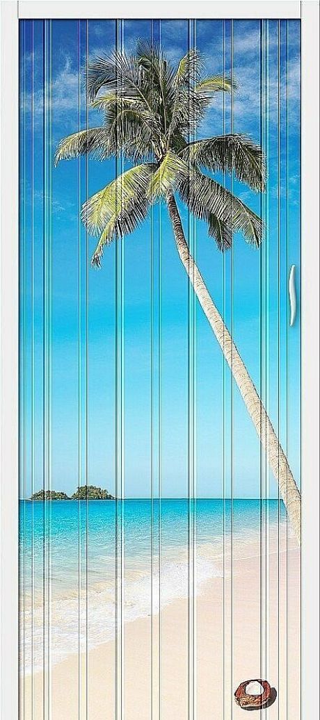 Складная межкомнатная дверь глухая Браво-008 Т - 1 (BRAVO)